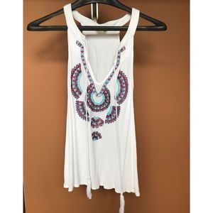 LA Hearts Tribal Pattern Tank Top